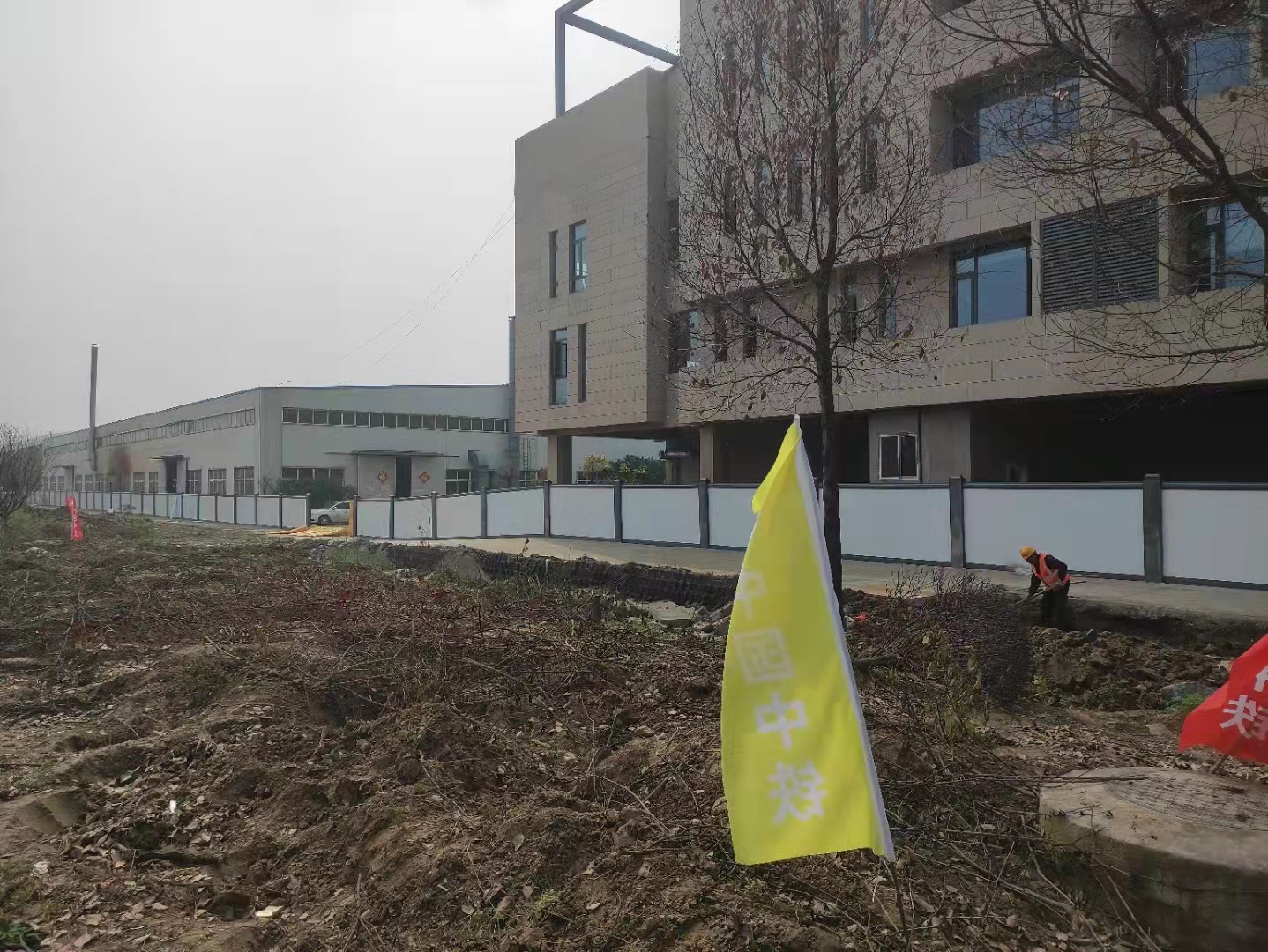 徐州地鐵六號線二標(biāo)進場安裝圍擋