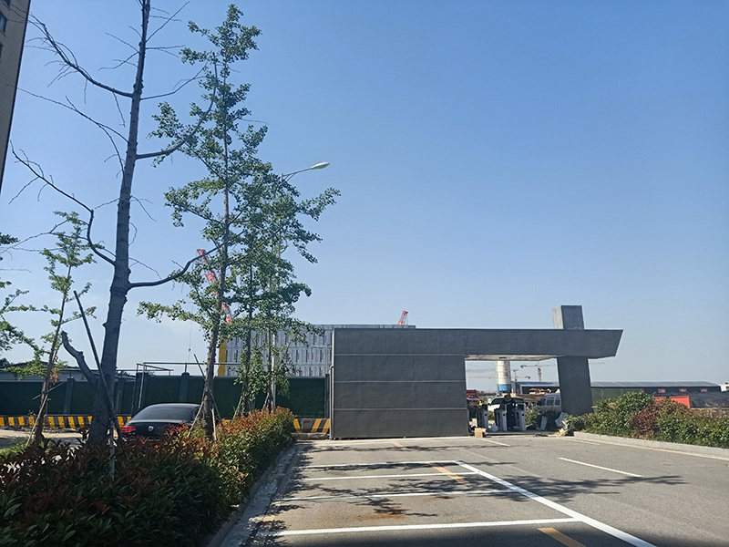 徐州中鐵十二局大門及實名制通道安裝